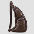 EKON RouteSling Leather Crossbody Bag