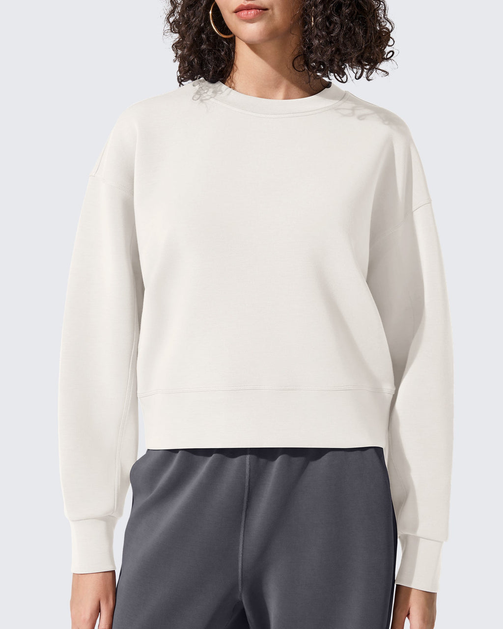 Smoofit Crewneck Pullover Loose Sweatshirts