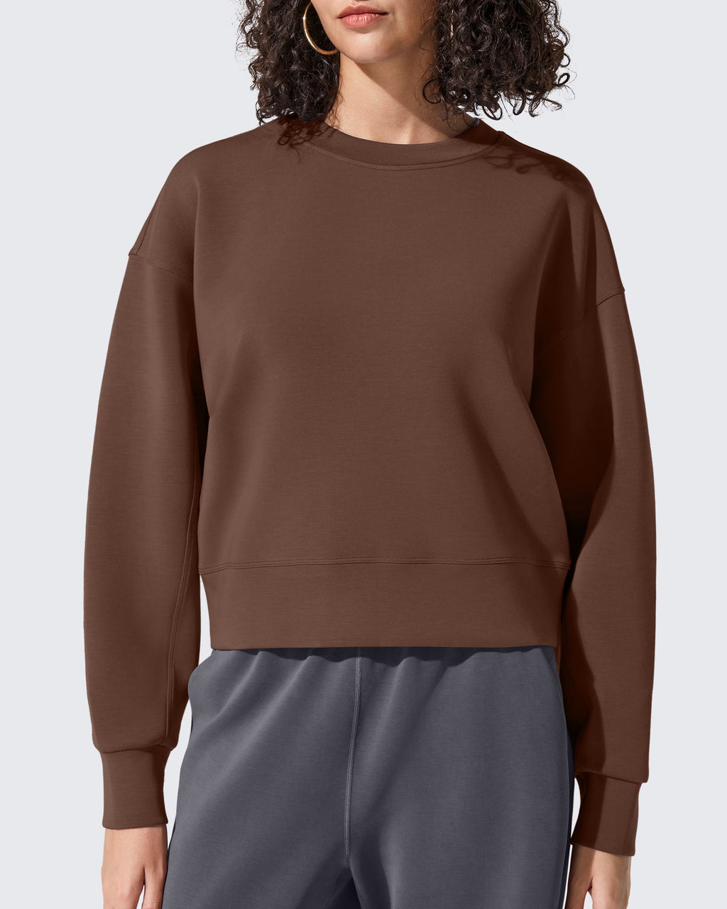 Smoofit Crewneck Pullover Loose Sweatshirts
