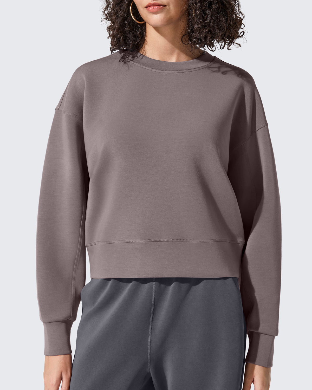 Smoofit Crewneck Pullover Loose Sweatshirts