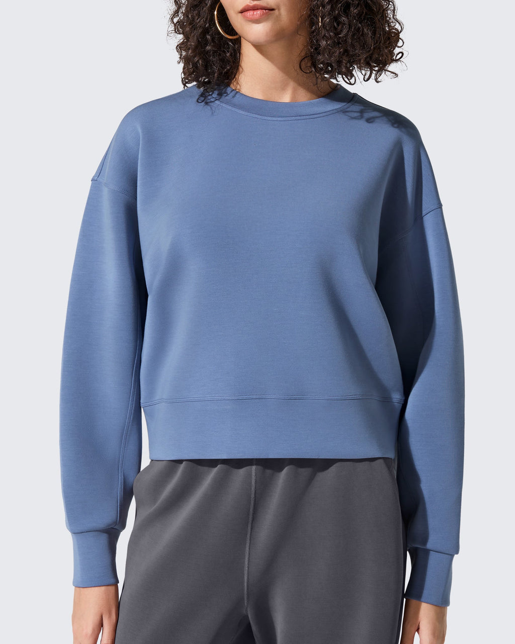 Smoofit Crewneck Pullover Loose Sweatshirts