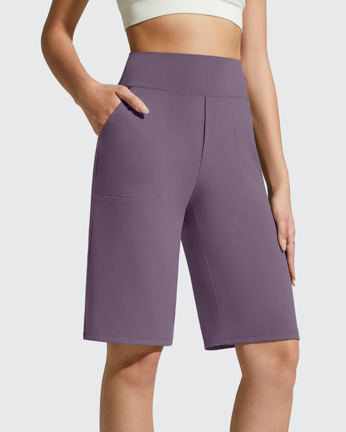 EverGoing Bermuda Pockets Knee Length Shorts 10"