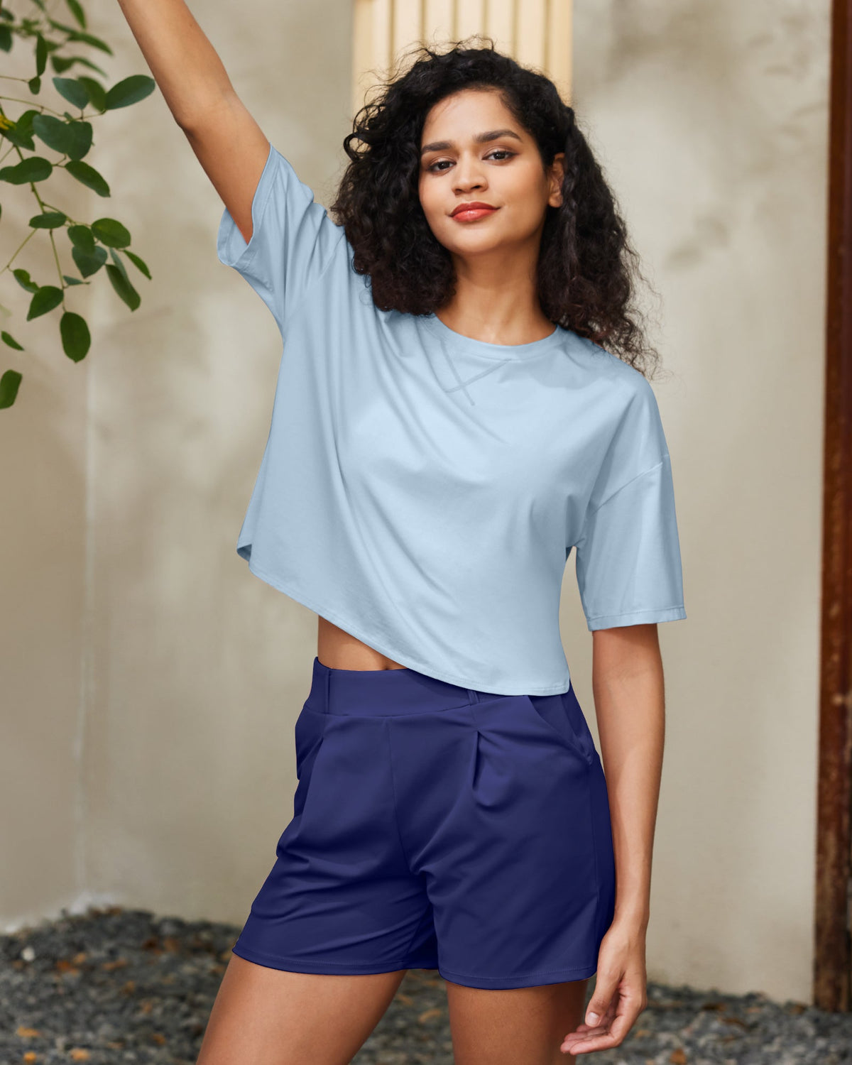 G4Free UPF 50+ Quick Dry Boxy Crop Tee