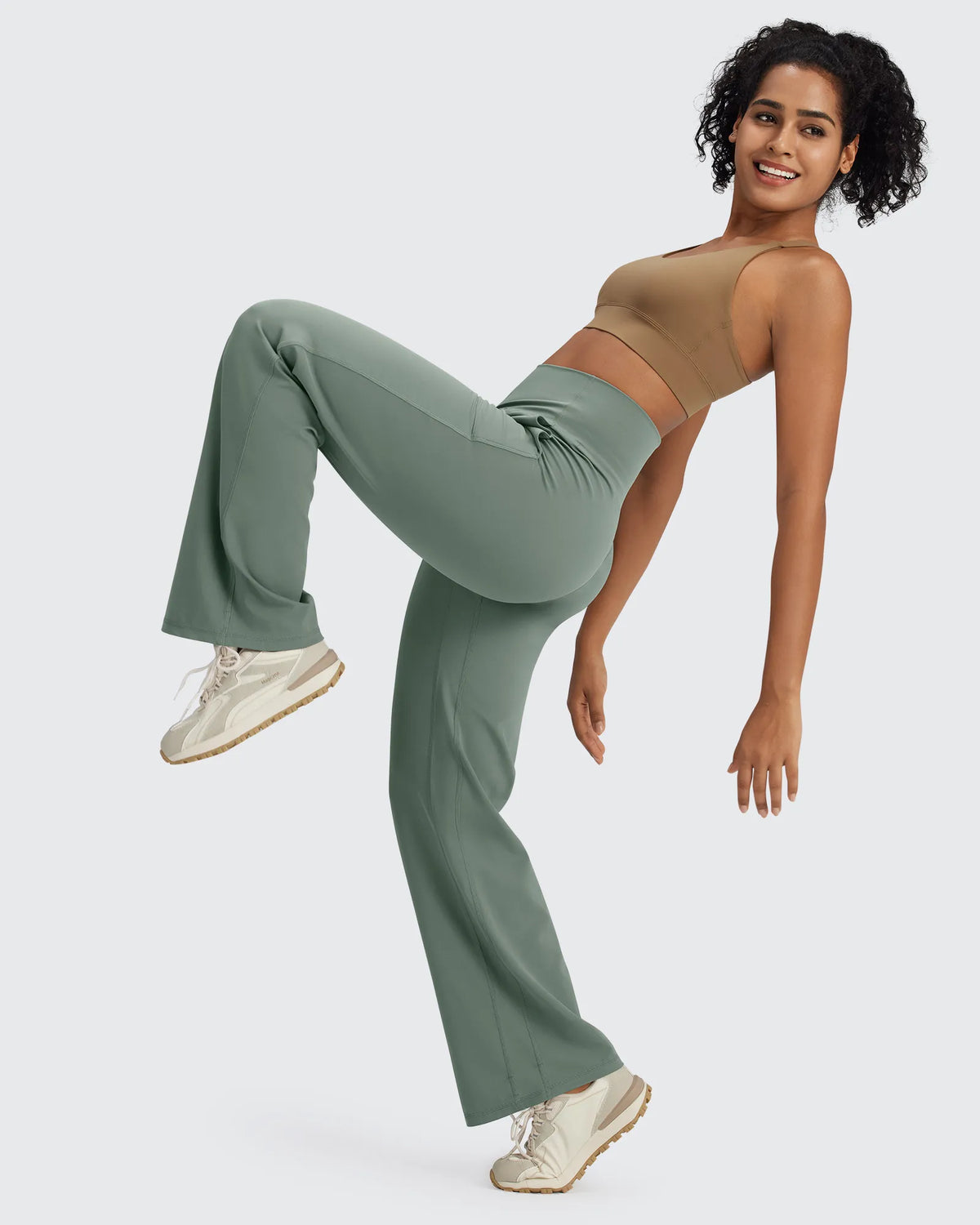 BareFeel Seamless High-Waist Dressy Wide Leg Pants