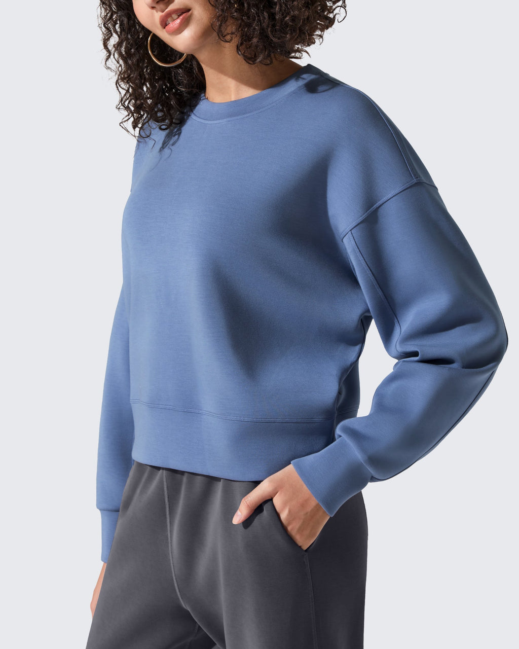 Smoofit Crewneck Pullover Loose Sweatshirts