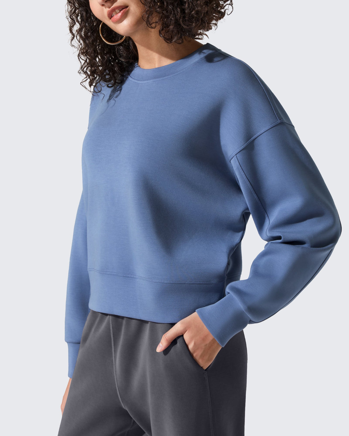 Smoofit Crewneck Pullover Loose Sweatshirts