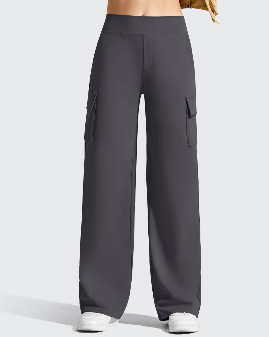 EverGoing High-Waist 4 Pockets Wide Leg Cargo Pants