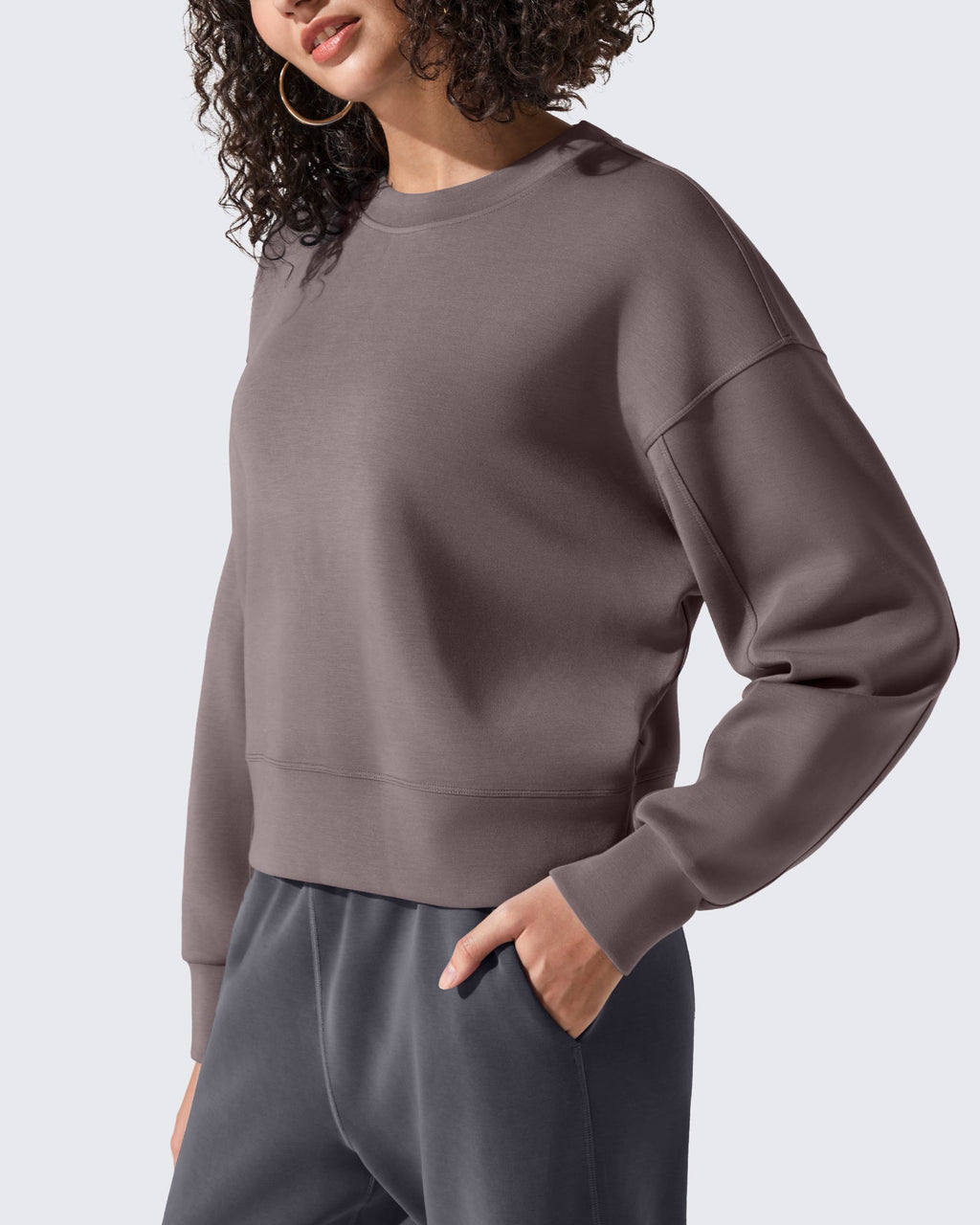 Smoofit Crewneck Pullover Loose Sweatshirts