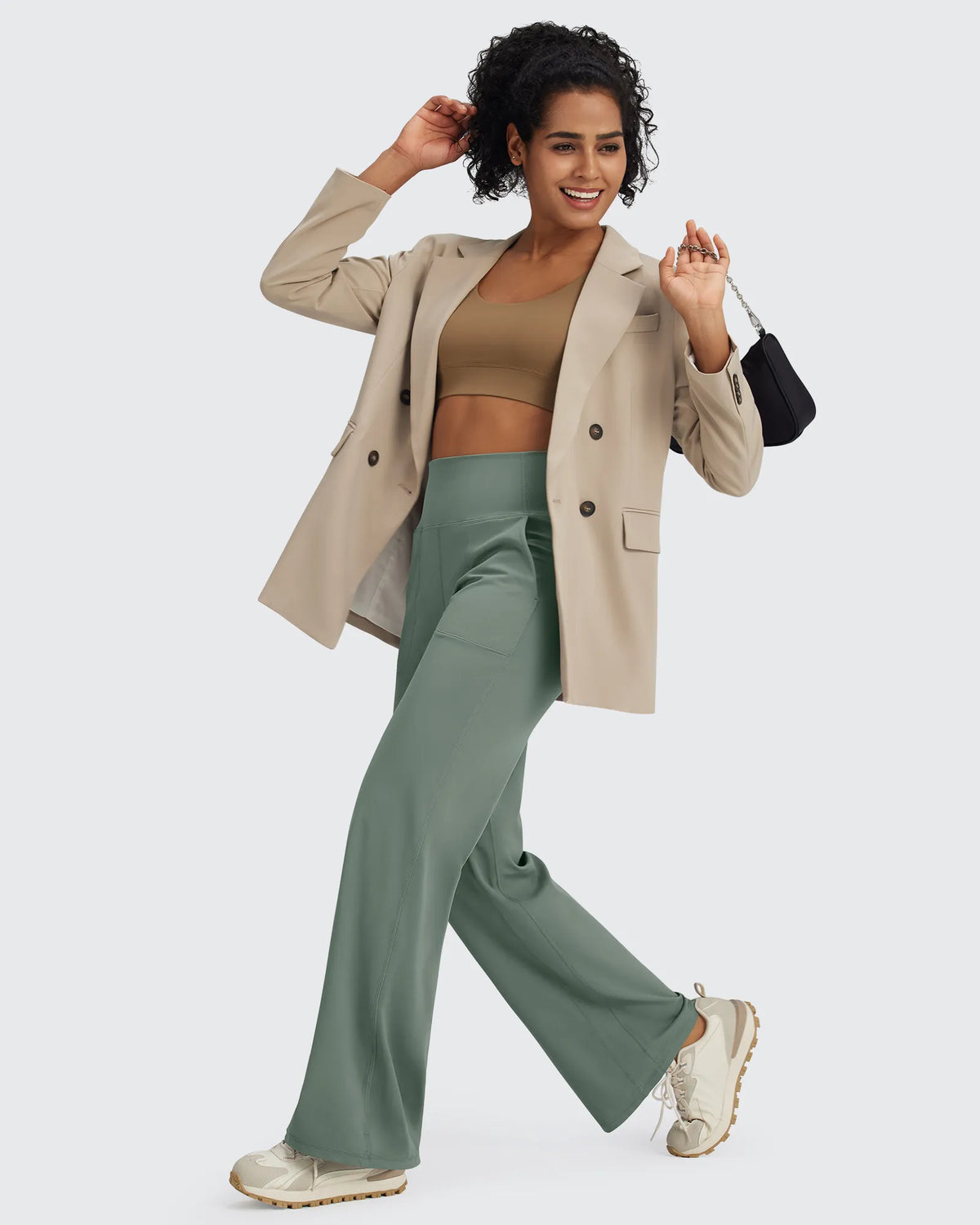 BareFeel Seamless High-Waist Dressy Wide Leg Pants