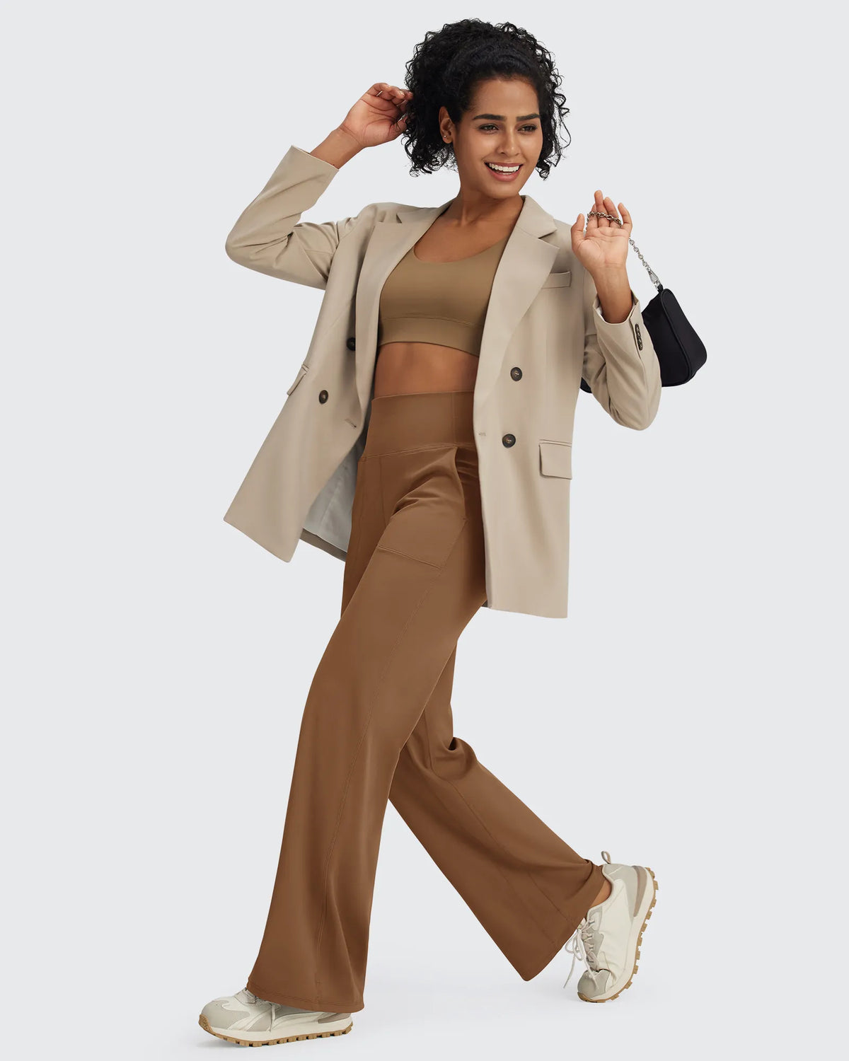BareFeel Seamless High-Waist Dressy Wide Leg Pants