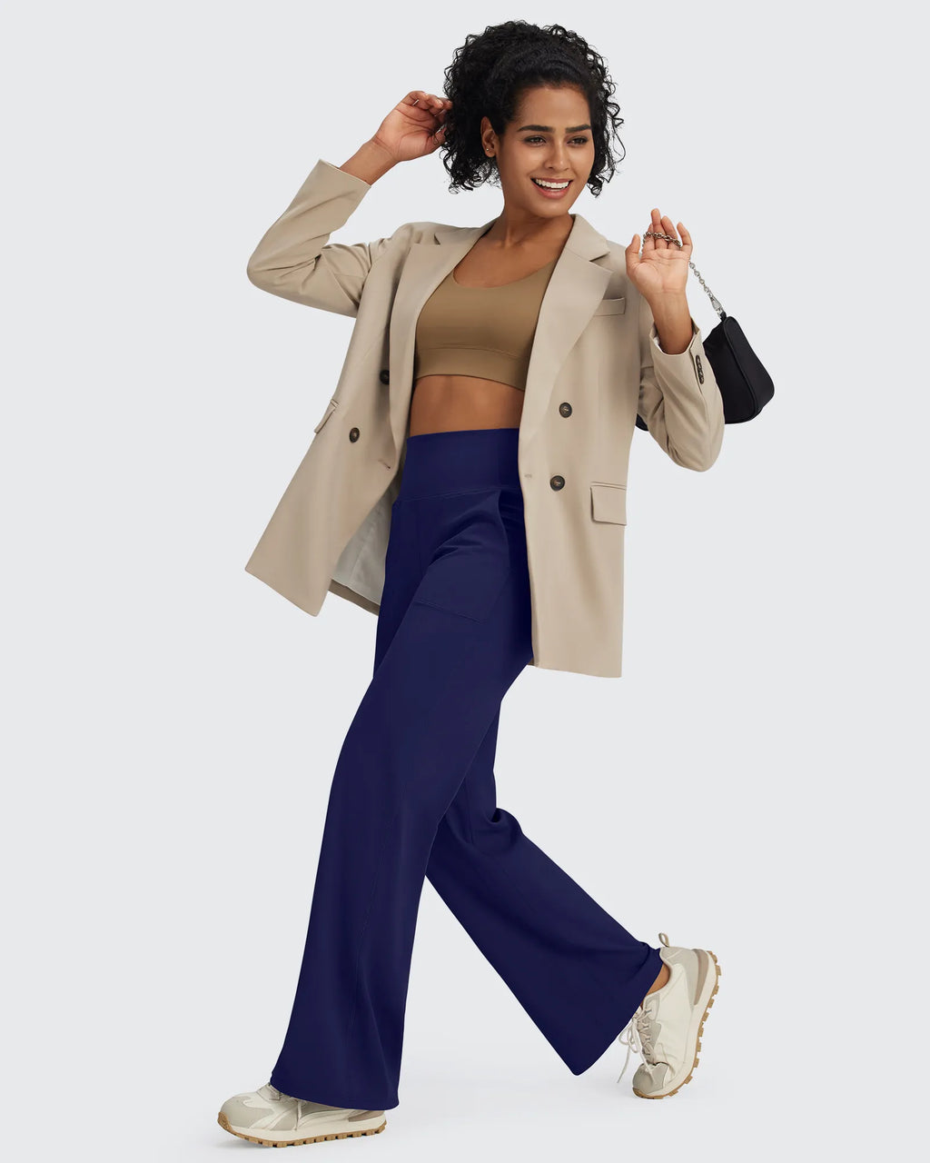 BareFeel Seamless High-Waist Dressy Wide Leg Pants