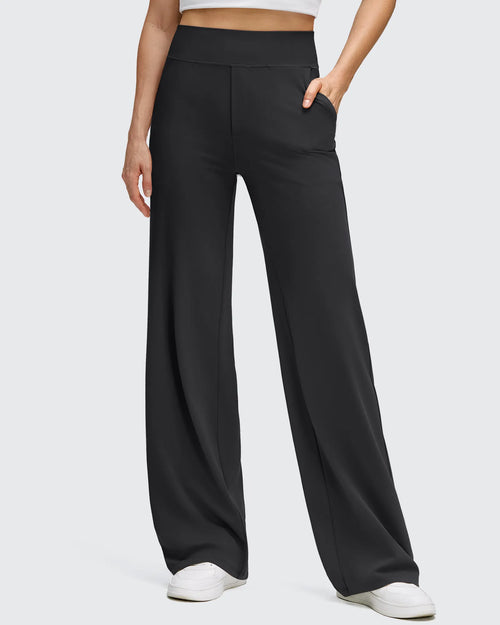 BareFeel High Stretch Wide Leg Yoga Pants