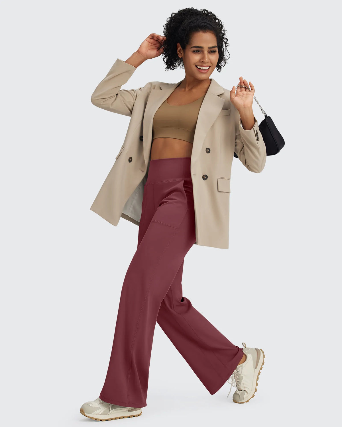 BareFeel Seamless High-Waist Dressy Wide Leg Pants