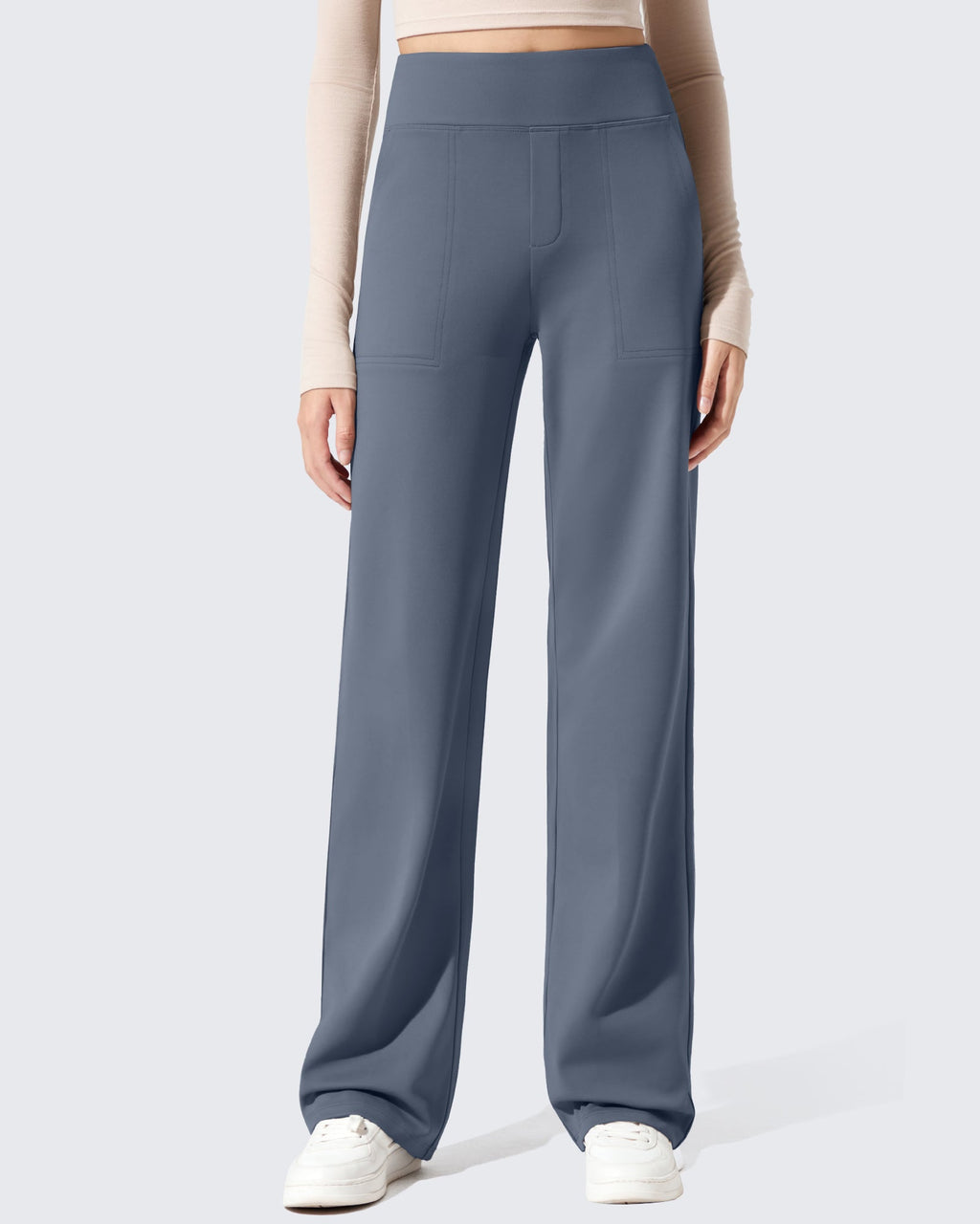 EverGoing Fleece Lined High-Waisted Dressy Pants