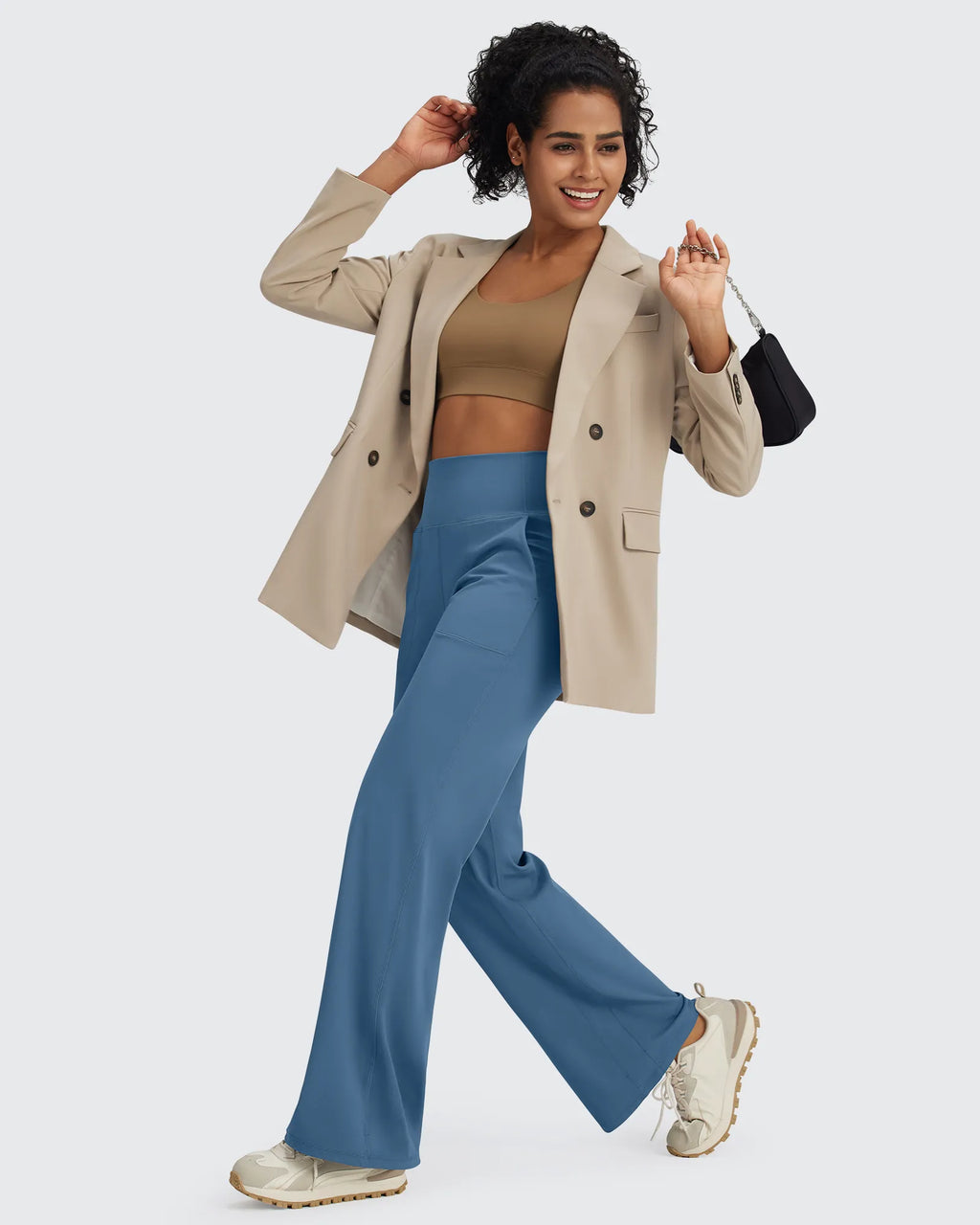 BareFeel Seamless High-Waist Dressy Wide Leg Pants