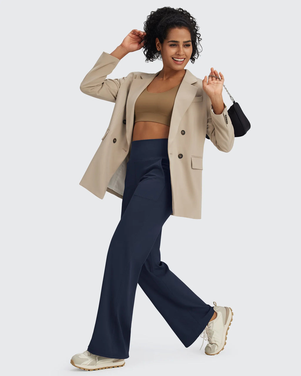 BareFeel Seamless High-Waist Dressy Wide Leg Pants