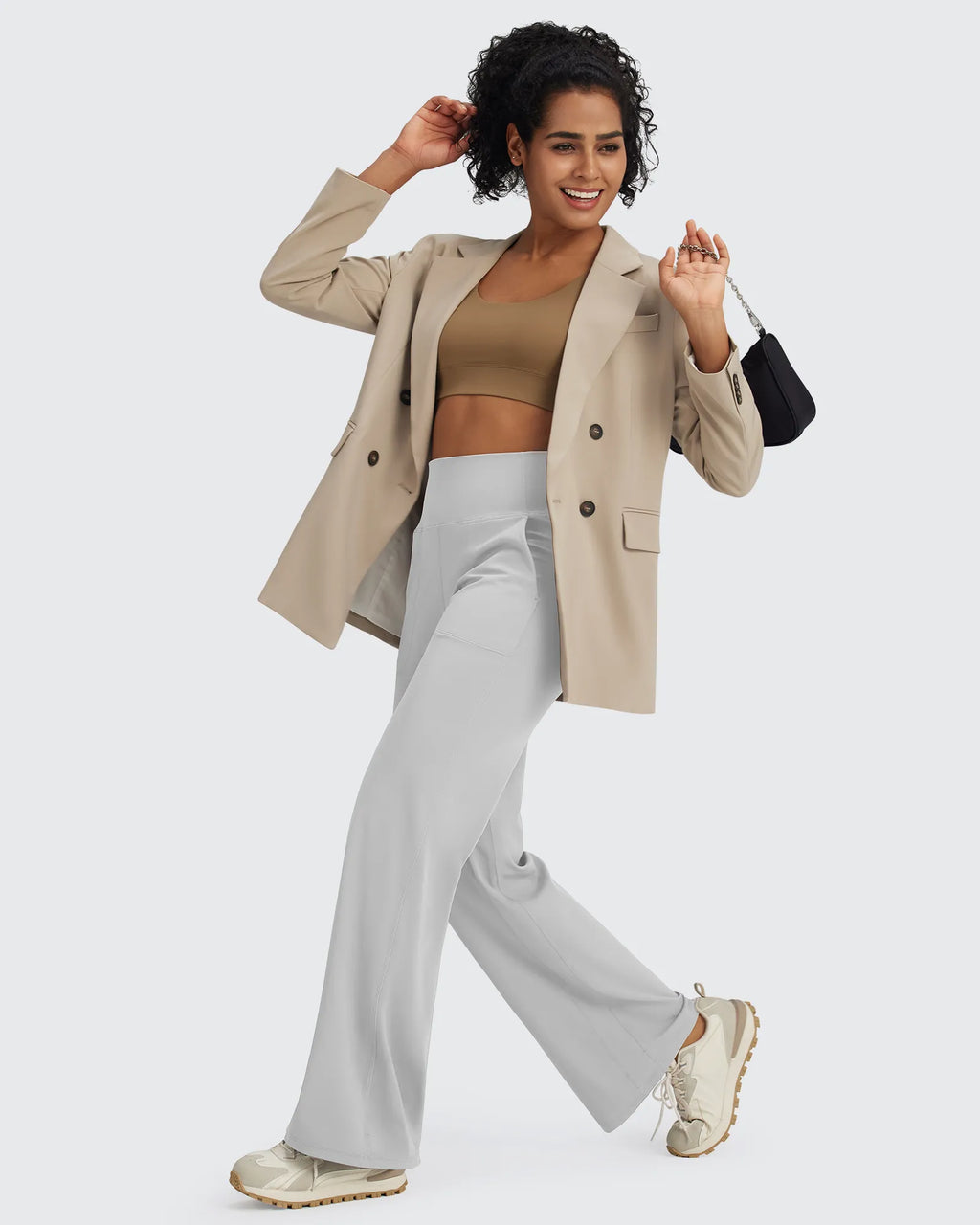 BareFeel Seamless High-Waist Dressy Wide Leg Pants