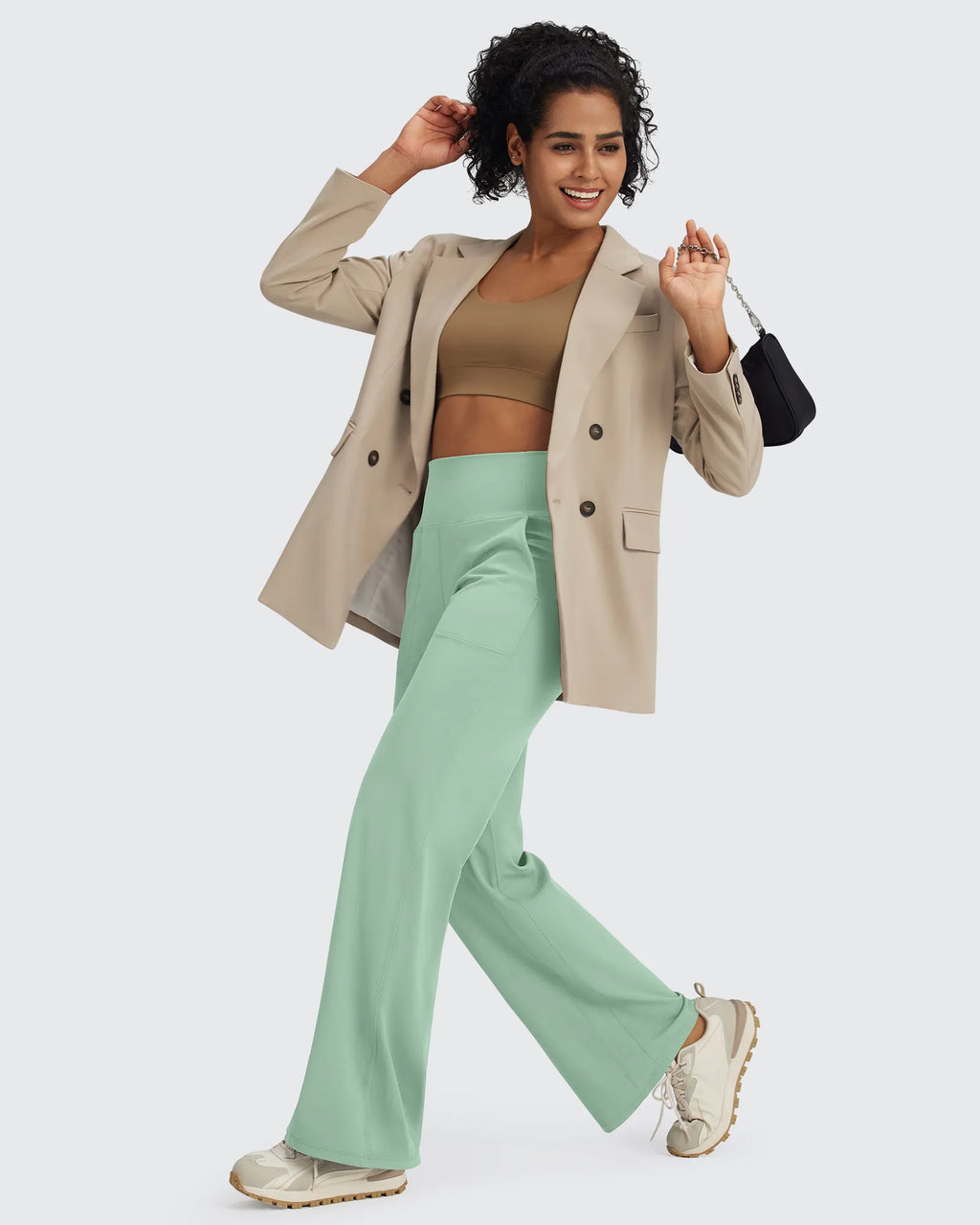 BareFeel Seamless High-Waist Dressy Wide Leg Pants