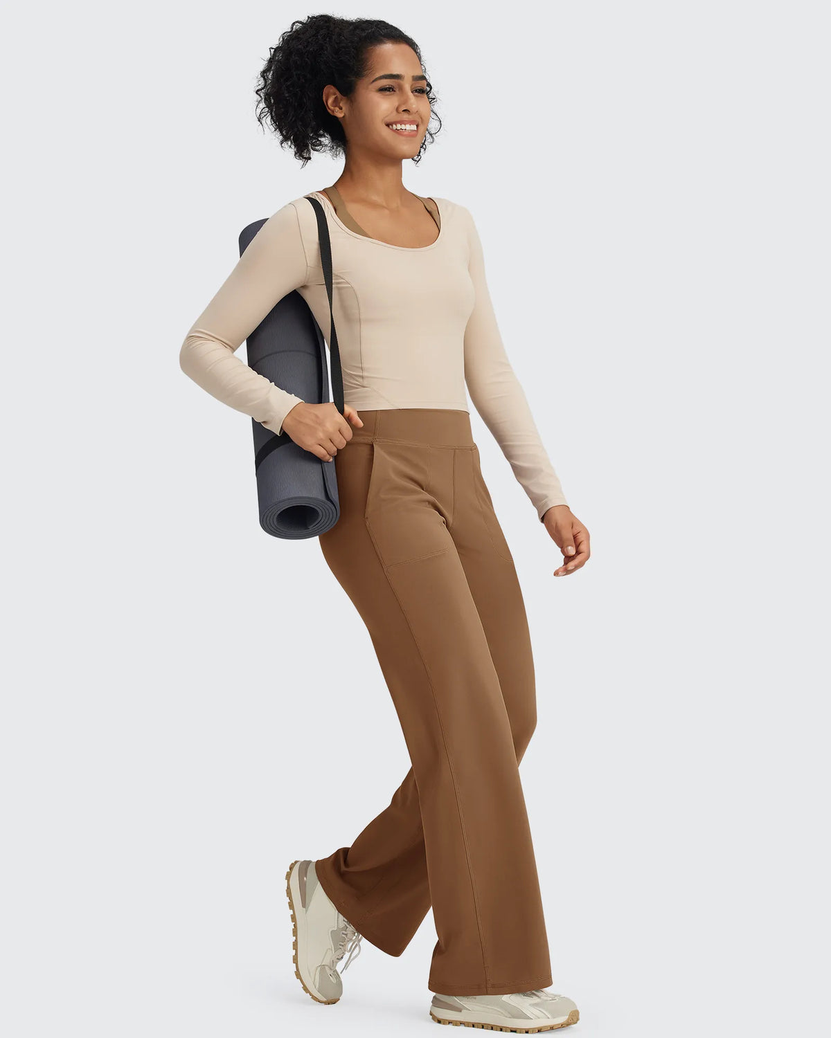 BareFeel Seamless High-Waist Dressy Wide Leg Pants
