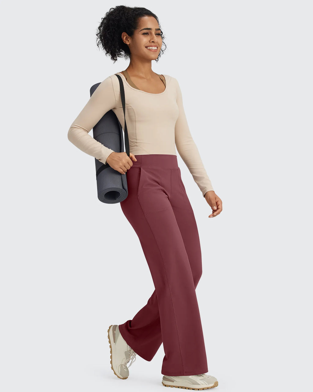 BareFeel Seamless High-Waist Dressy Wide Leg Pants