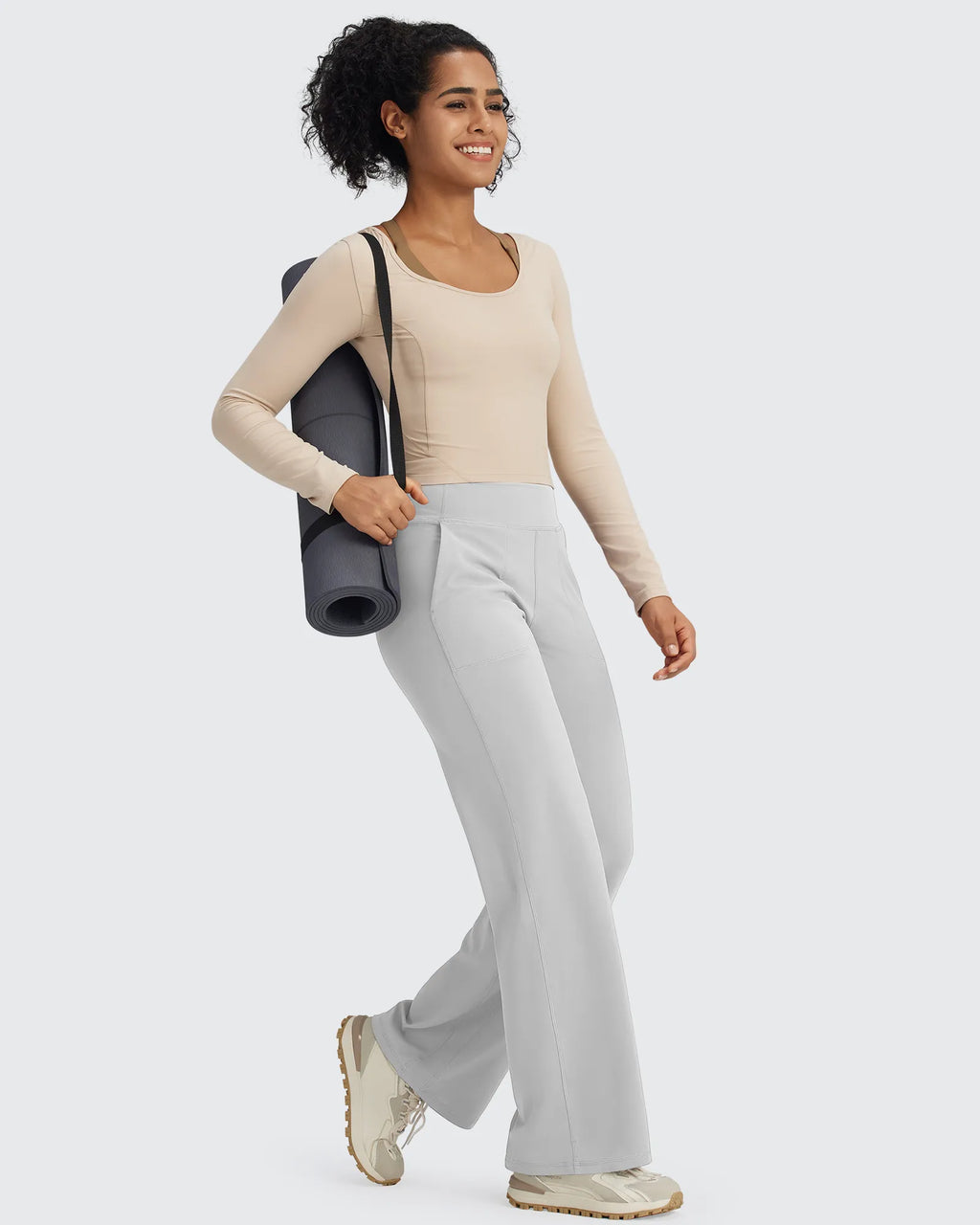 BareFeel Seamless High-Waist Dressy Wide Leg Pants