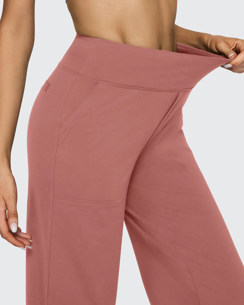 EverGoing Loose High-Waist Business Casual Pants 35''