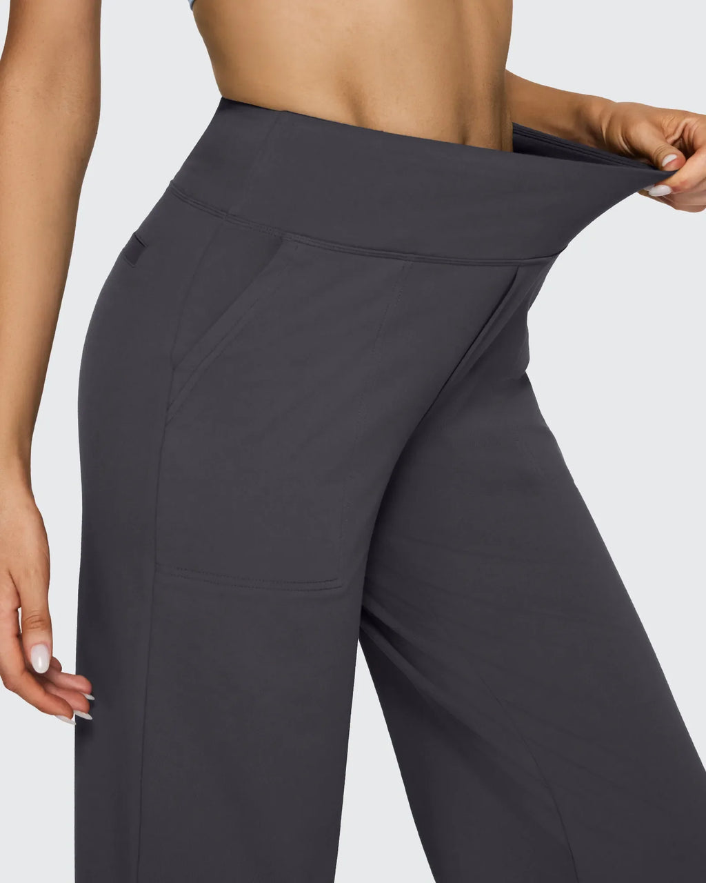 EverGoing Loose High-Waist Business Casual Pants 35''