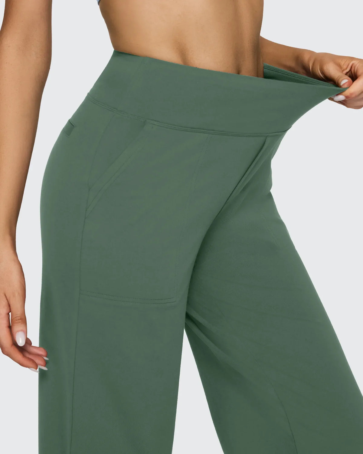 EverGoing Loose High-Waist Business Casual Pants 35''