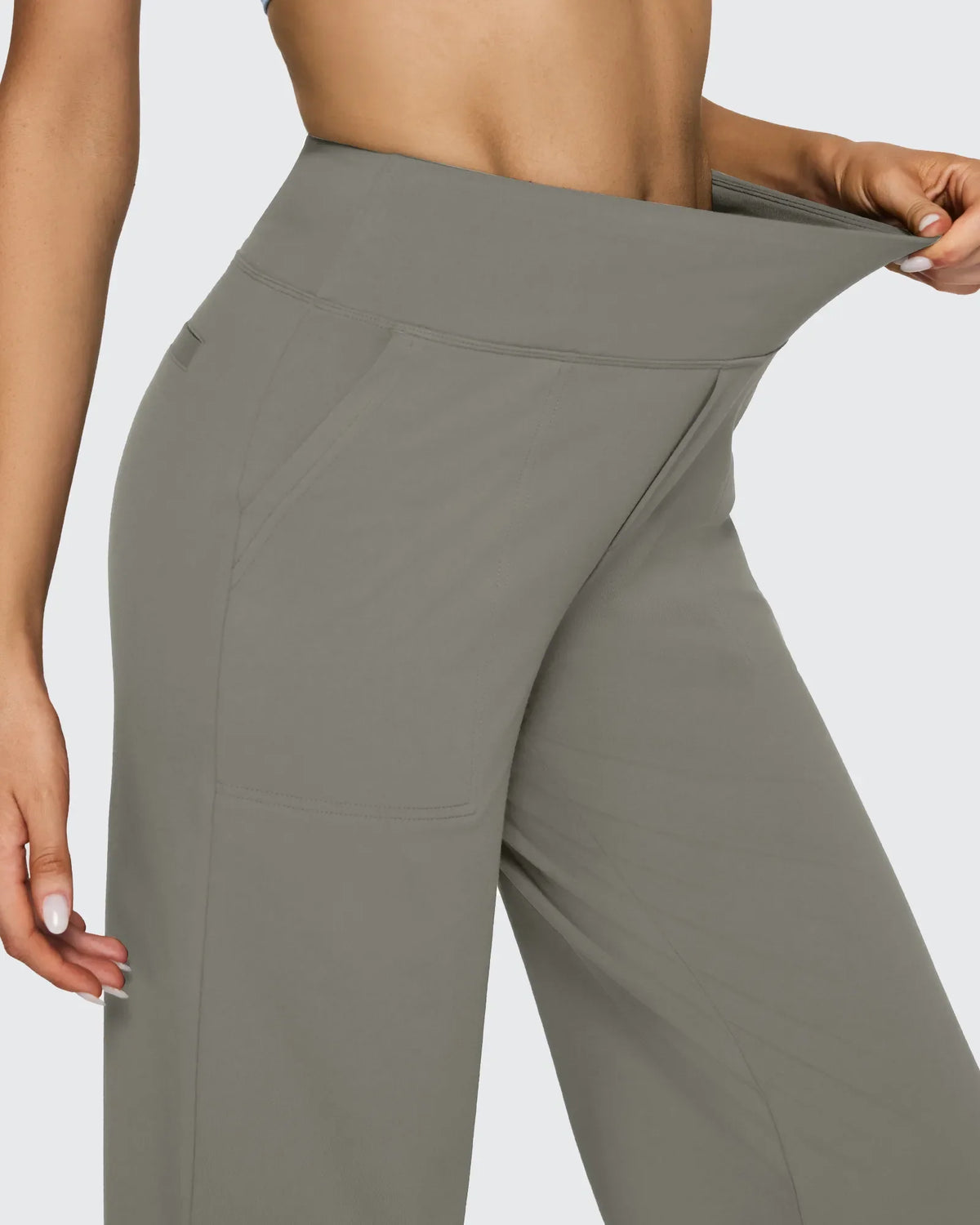 EverGoing Loose High-Waist Business Casual Pants 35''