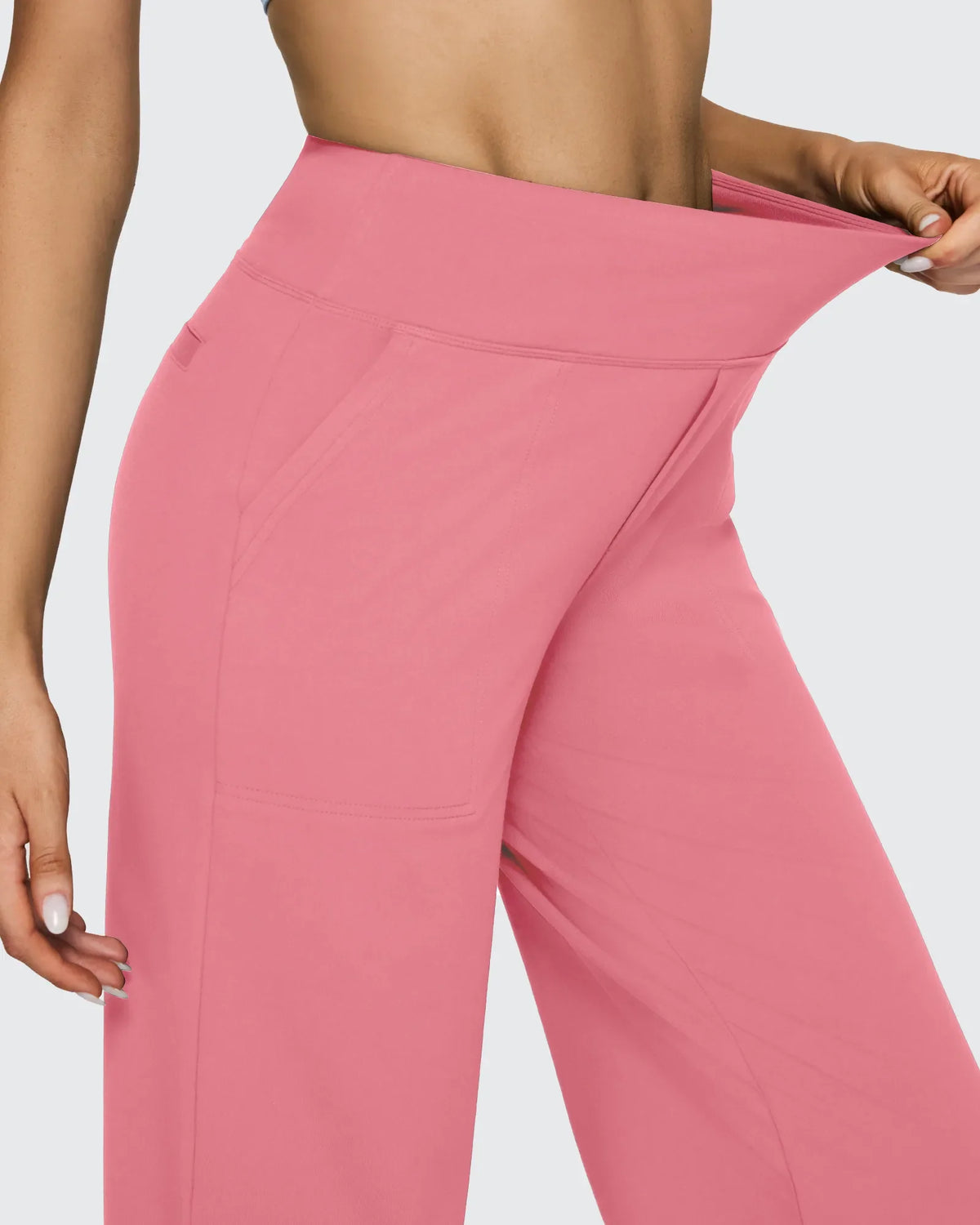 EverGoing Loose High-Waist Business Casual Pants 35''