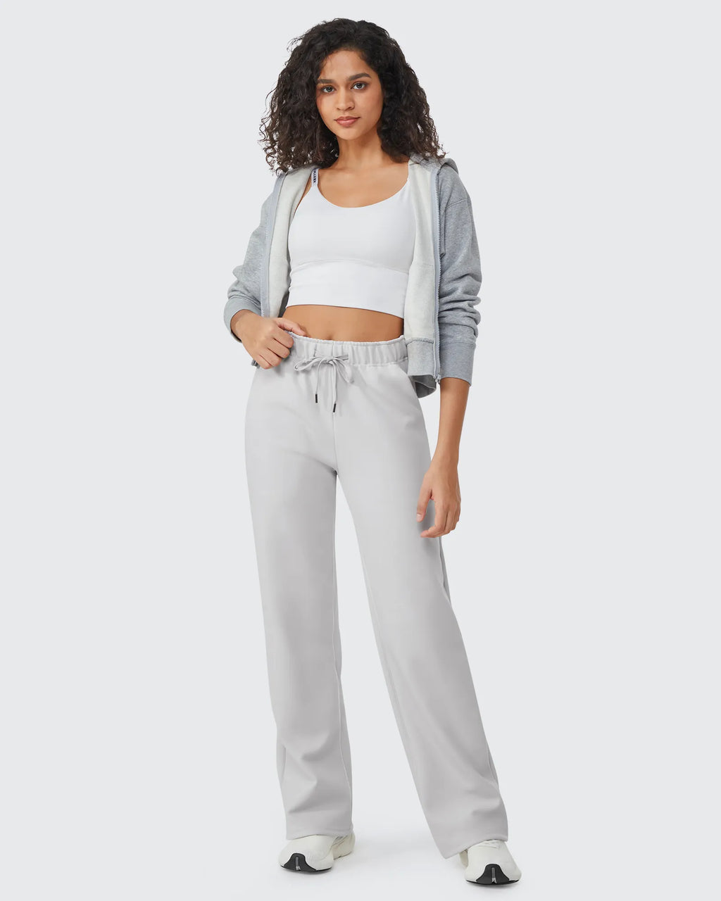 EverGoing Loose Fleece Lined Drawstring Casual Pants Petite