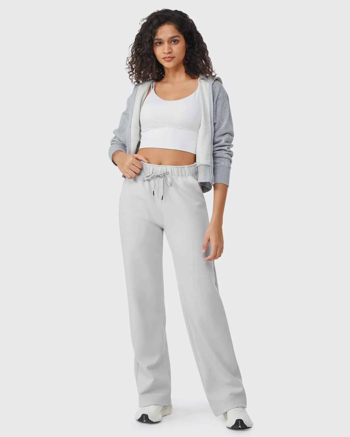 EverGoing Loose Fleece Lined Drawstring Casual Pants Petite