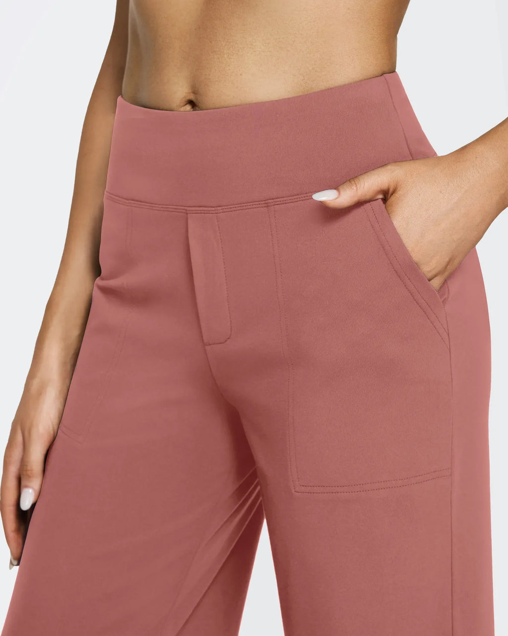 EverGoing Loose High-Waist Business Casual Pants 35''