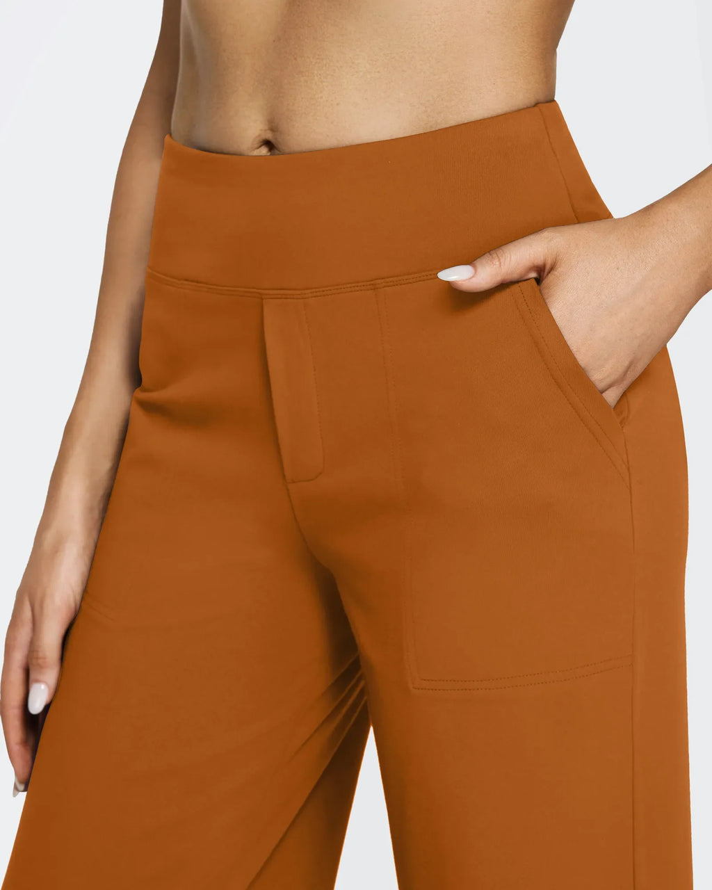 EverGoing Loose High-Waist Business Casual Pants 35''