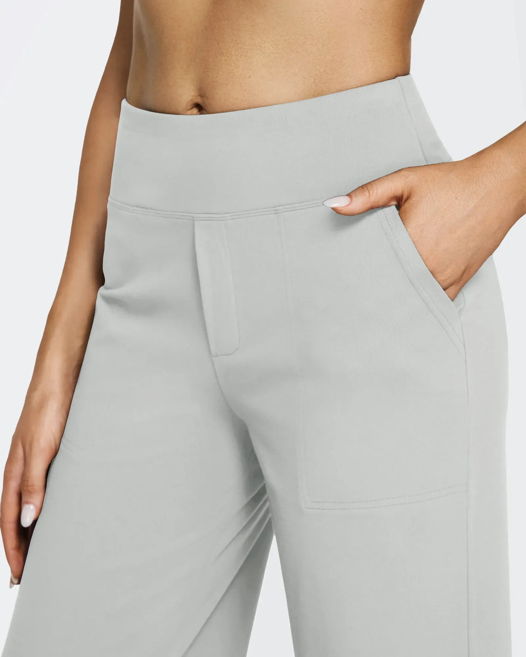 EverGoing Loose High-Waist Business Casual Pants 35''