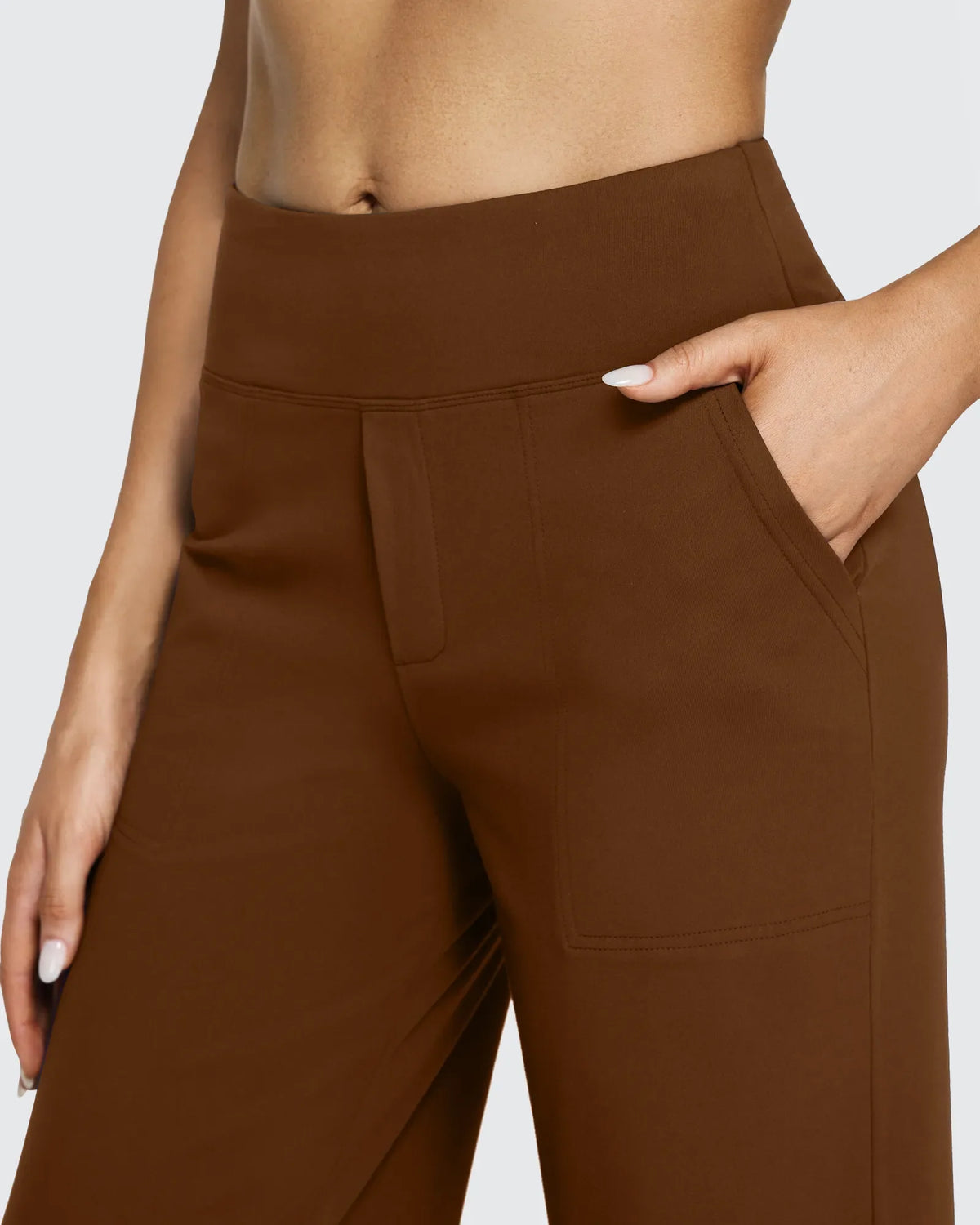 EverGoing Loose High-Waist Business Casual Pants 35''