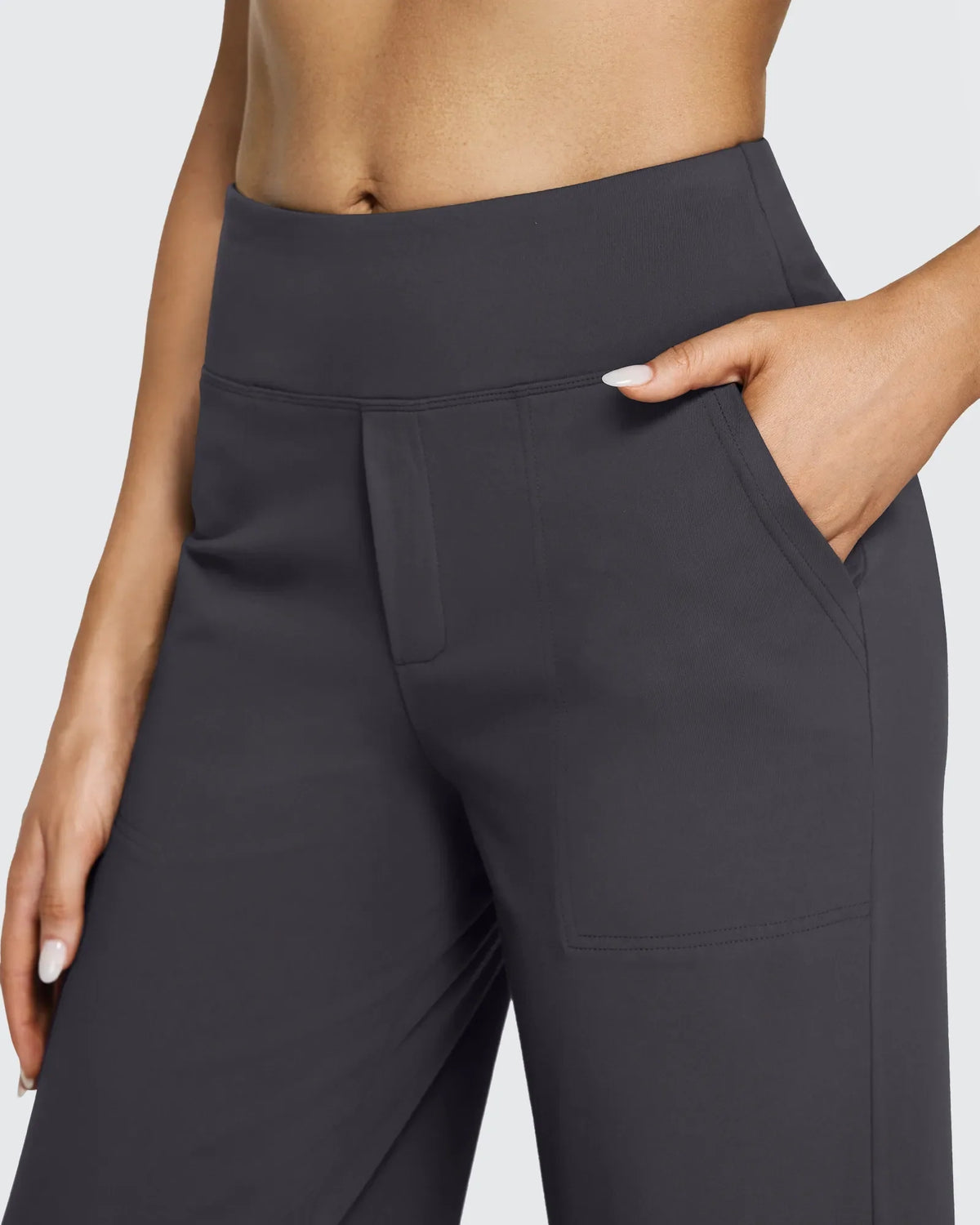 EverGoing Loose High-Waist Business Casual Pants 35''