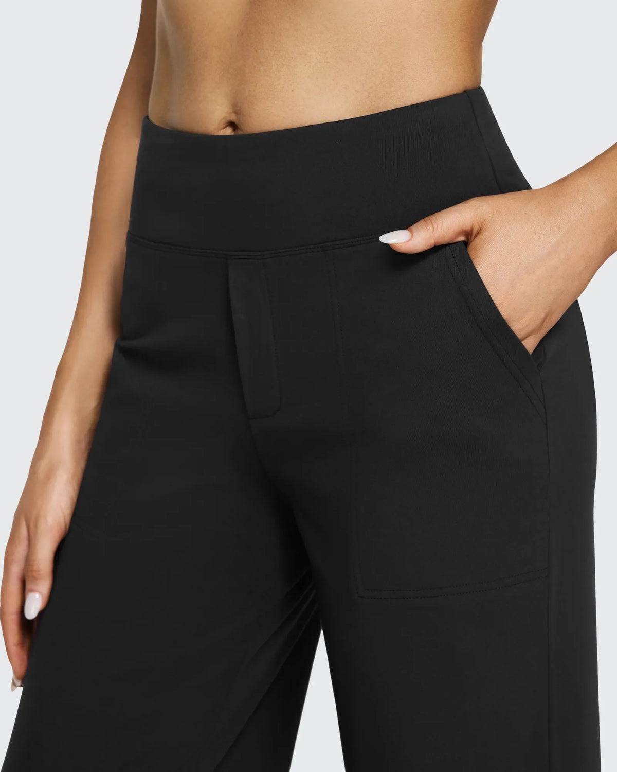 EverGoing Loose High-Waist Business Casual Pants 35''