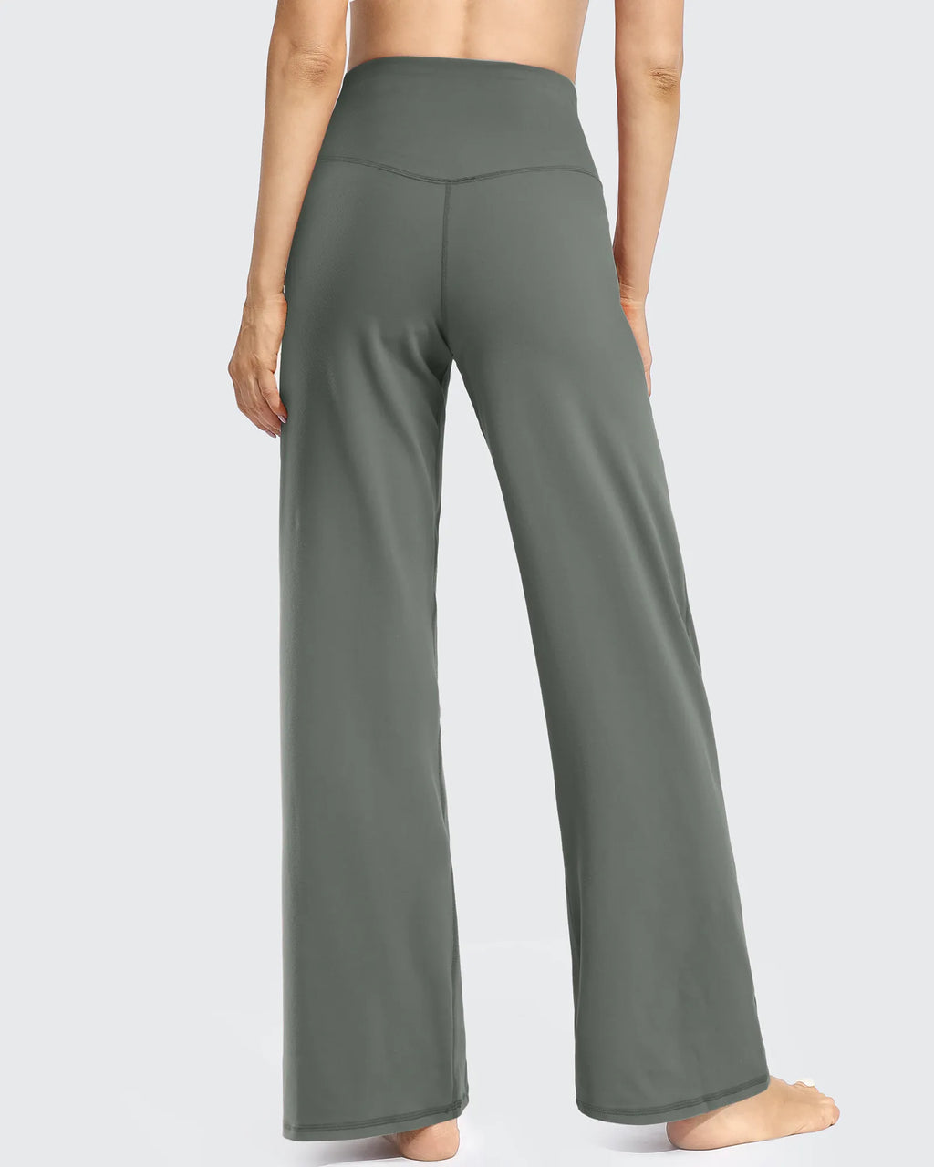 Wide Leg Pants Woman Yoga Pants with Pockets Petite