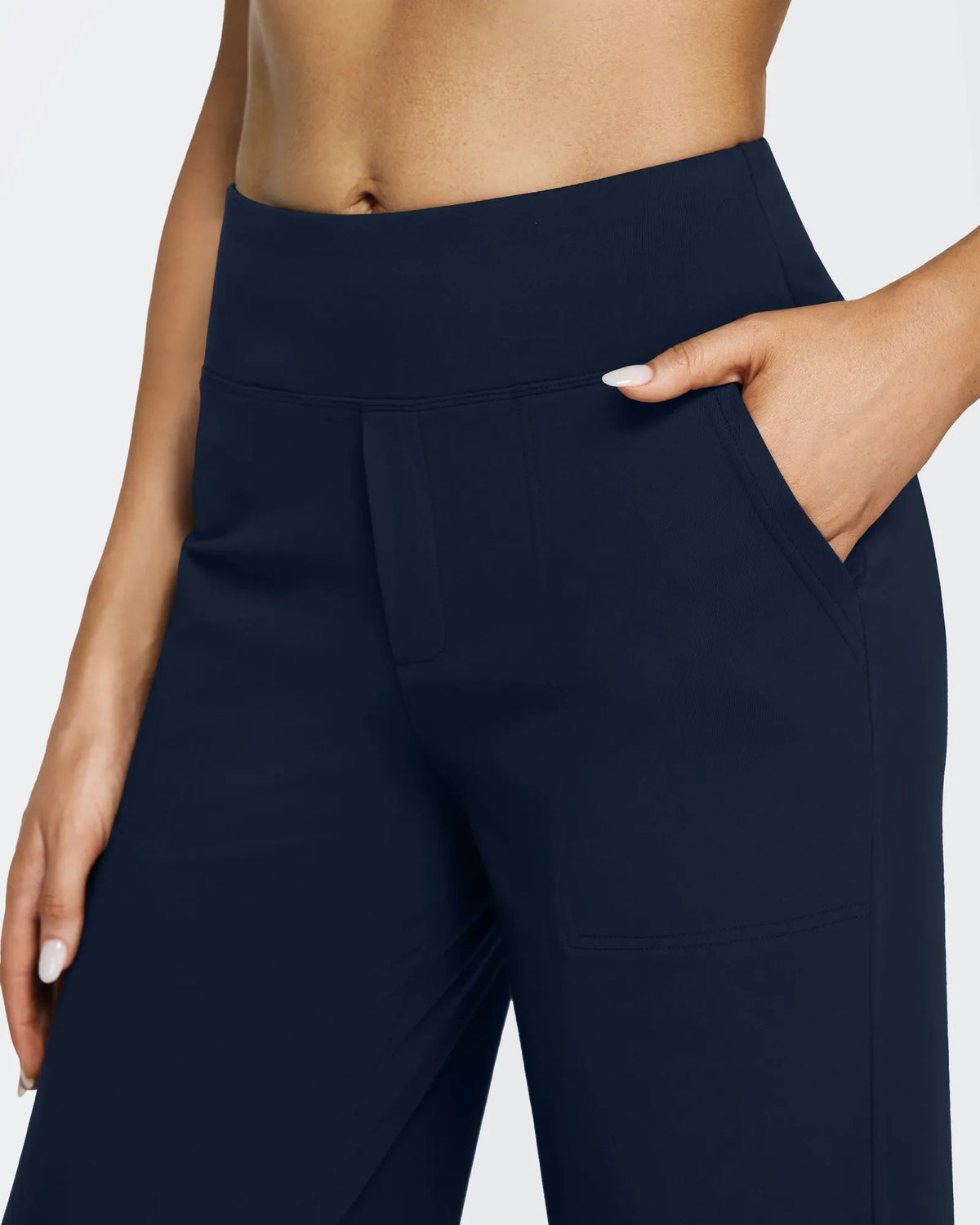 EverGoing Loose High-Waist Business Casual Pants 35''