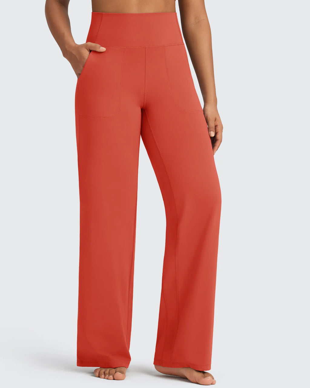 BareFeel Seamless High-Waist Dressy Wide Leg Pants