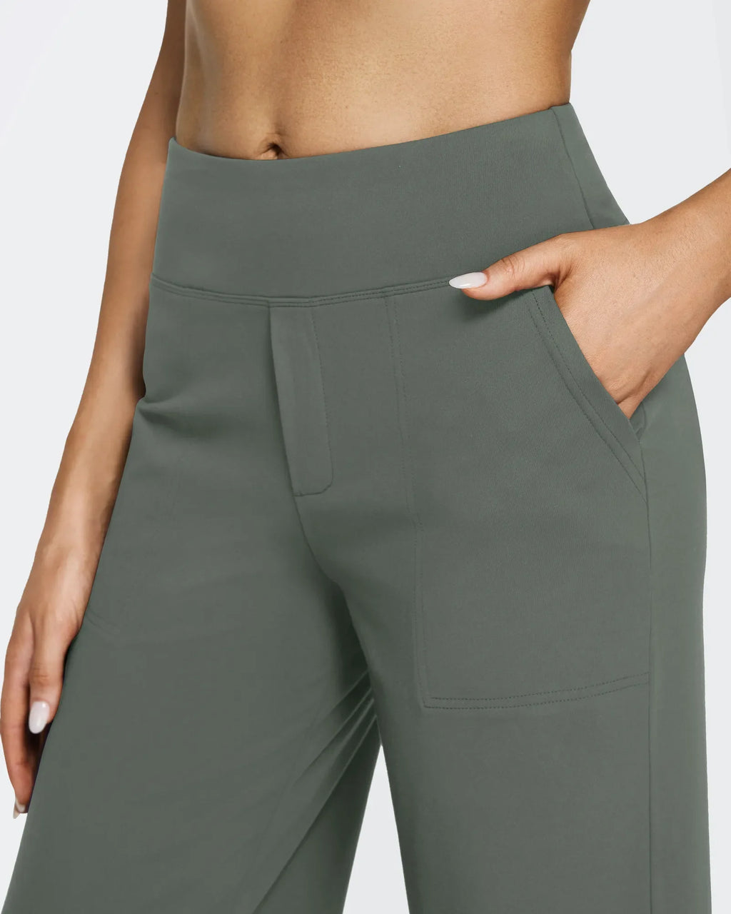 EverGoing Wide Leg Yoga Pants Business Casual 27''