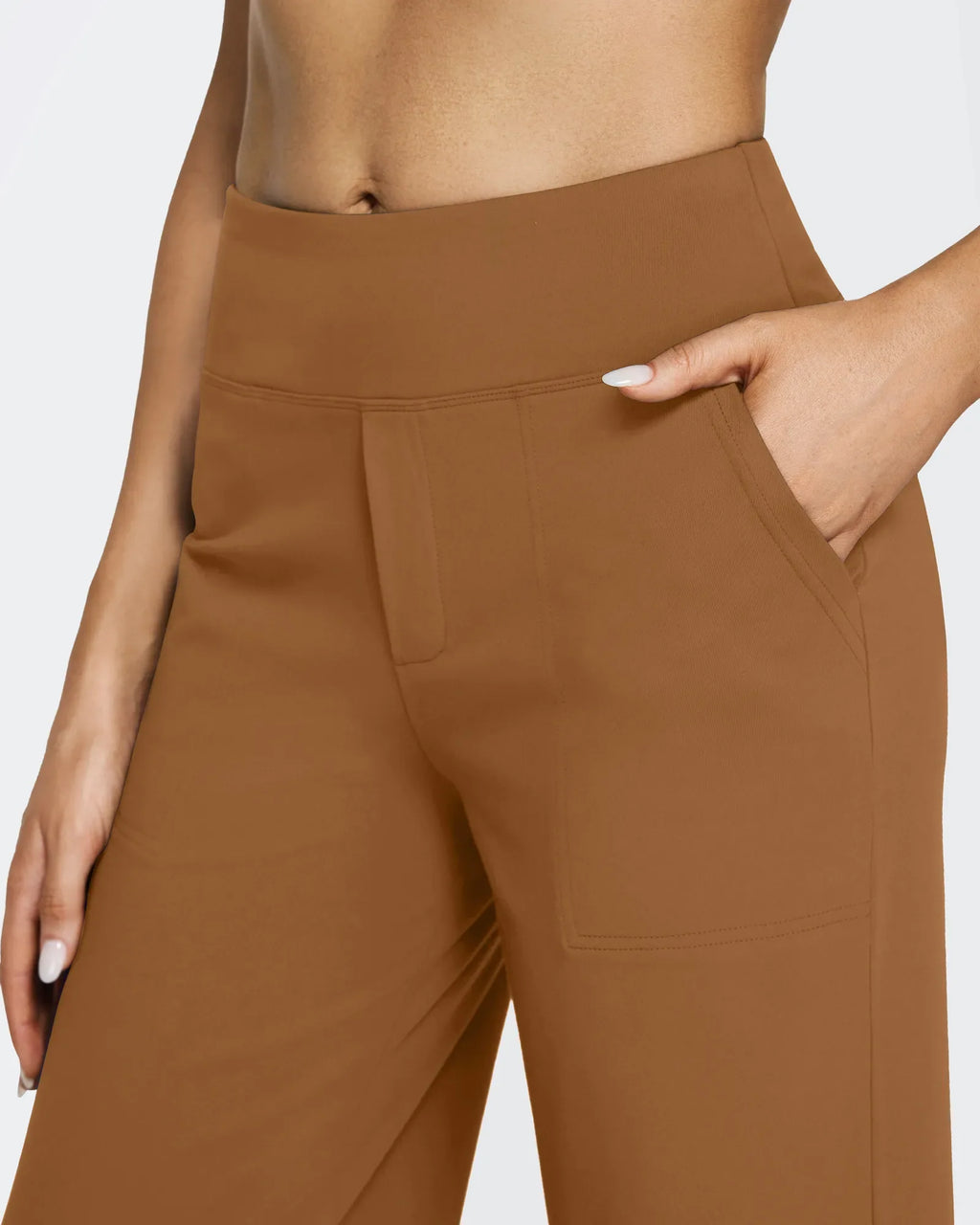 EverGoing Loose High-Waist Business Casual Pants 35''