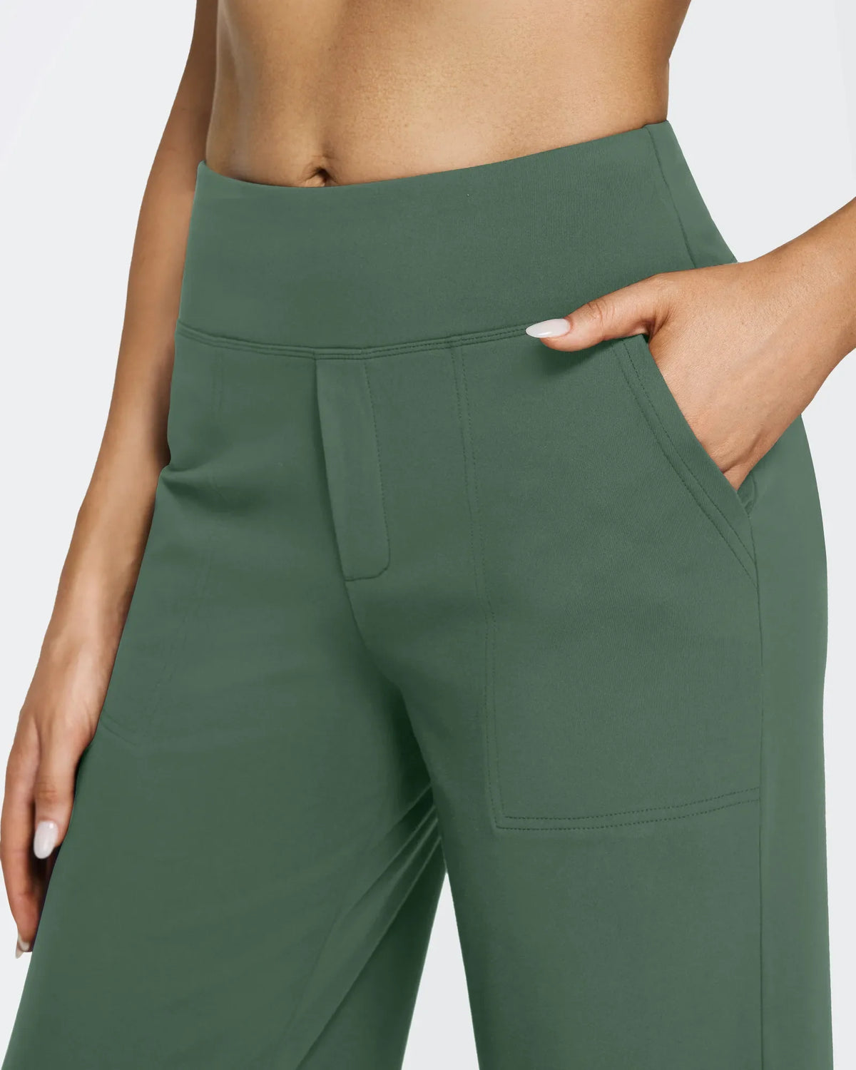 EverGoing Loose High-Waist Business Casual Pants 35''