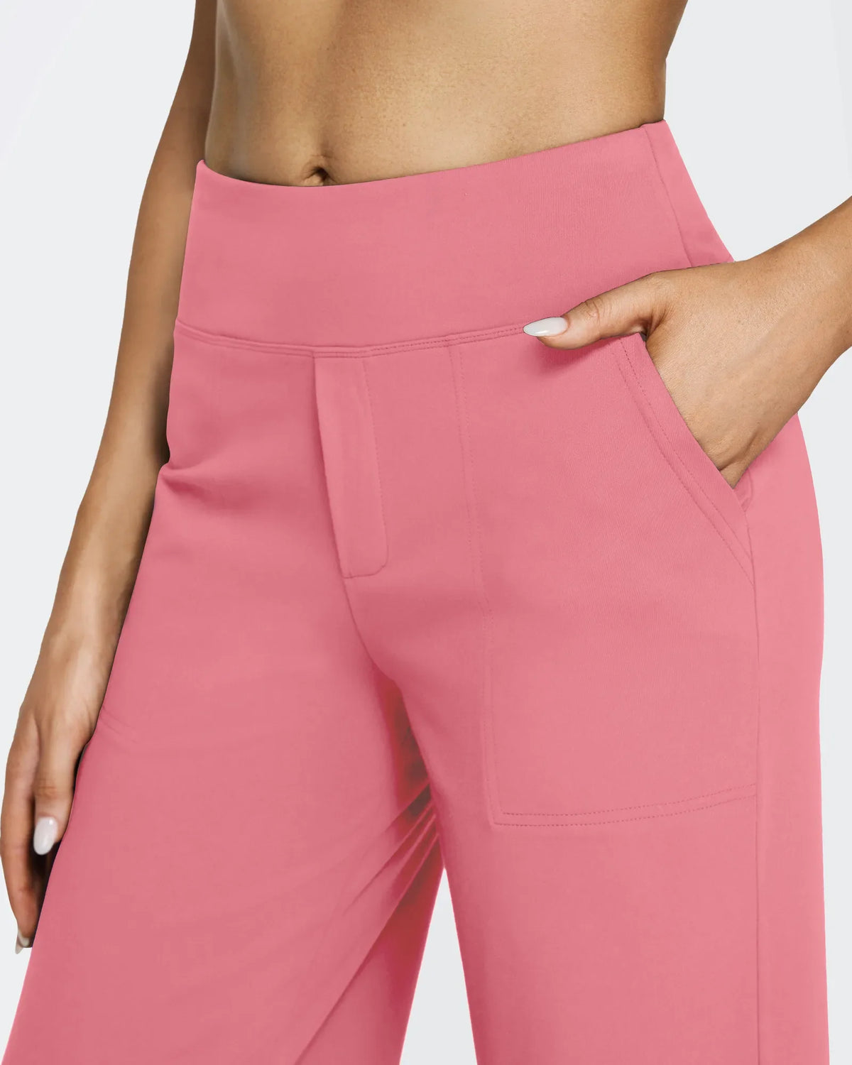 EverGoing Loose High-Waist Business Casual Pants 35''