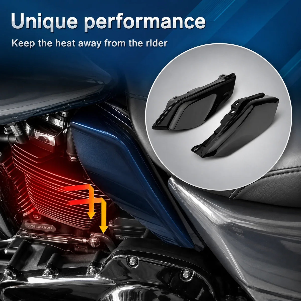 EKON HeatFlow Mid-Frame Deflectors