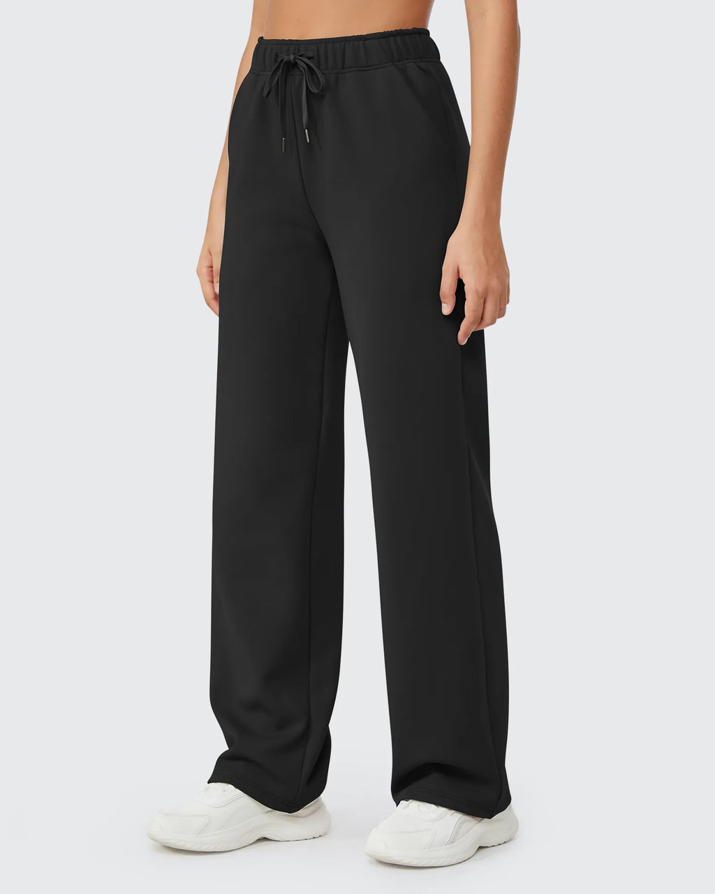 EverGoing Loose Fleece Lined Drawstring Casual Pants Petite