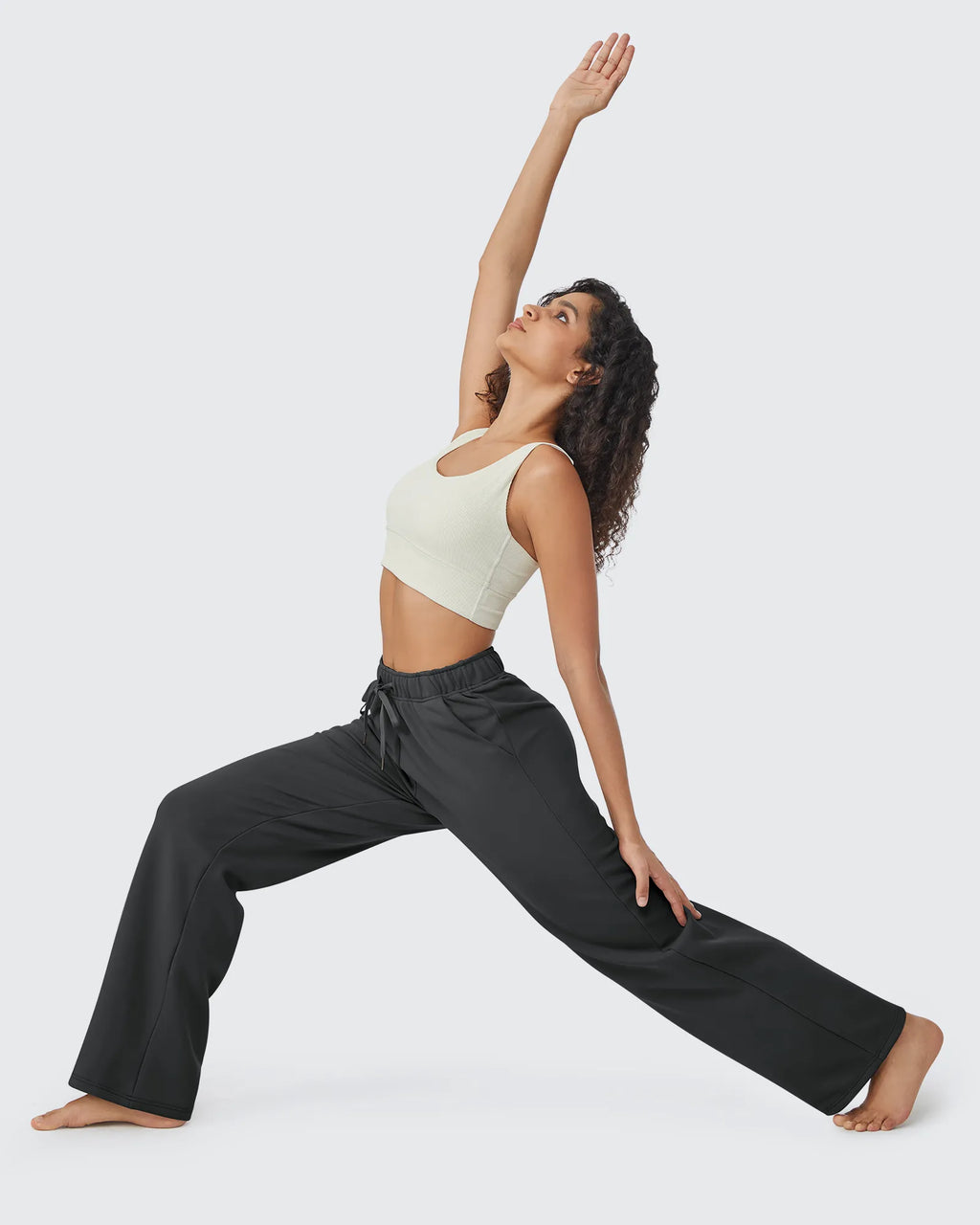 EverGoing Loose Fleece Lined Drawstring Casual Pants Petite