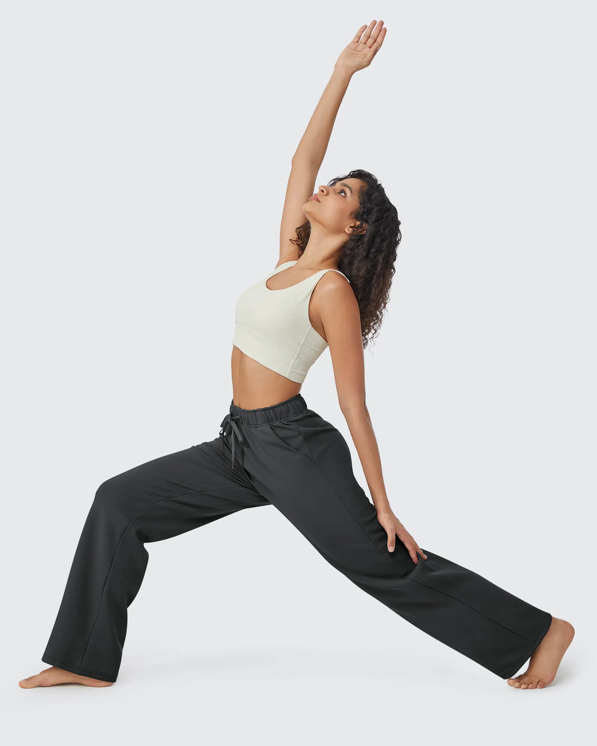 EverGoing Loose Fleece Lined Drawstring Casual Pants Petite