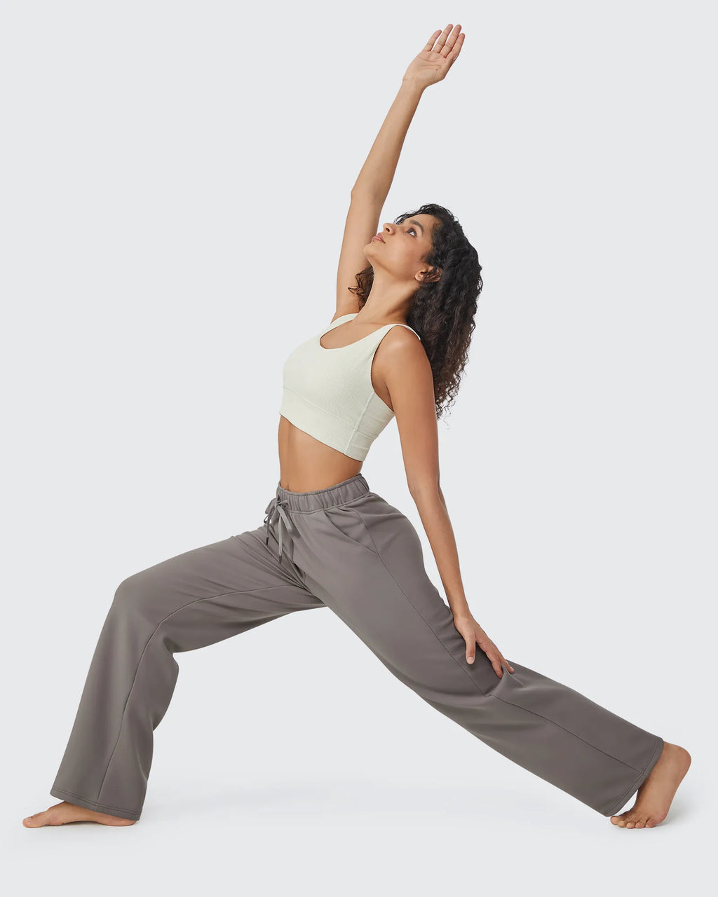 EverGoing Loose Fleece Lined Drawstring Casual Pants Petite